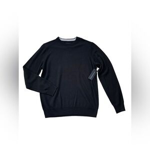 Christian Lacroix NWT Men’s Size Medium Extra Fine Merino Wool Black Sweater